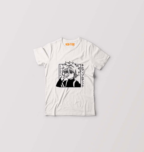 Killua Zoldyck Kids T-Shirt for Boy/Girl-White-Ektarfa.online