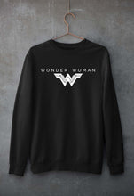 Load image into Gallery viewer, Wonder Woman Superhero Unisex Sweatshirt for Men/Women-Black-Ektarfa.online
