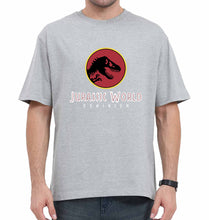 Load image into Gallery viewer, Jurassic World Oversized T-Shirt for Men-Grey-Ektarfa.online
