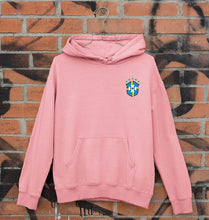 Load image into Gallery viewer, Brazil Football Unisex Hoodie for Men/Women-S(40 Inches)-Light Pink-Ektarfa.online
