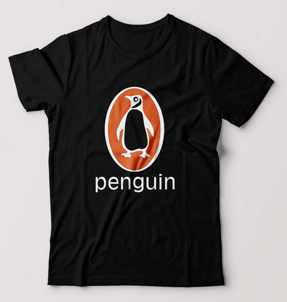 Penguin T-Shirt for Men-Black-Ektarfa.online