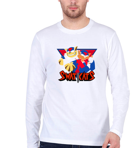 Swat Kats Full Sleeves T-Shirt for Men-White-Ektarfa.online