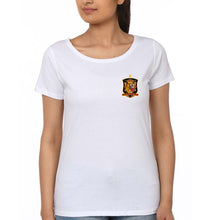 Load image into Gallery viewer, Spain Football T-Shirt for Women-XS(32 Inches)-White-Ektarfa.online
