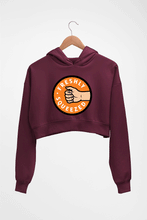 Load image into Gallery viewer, Orange Cassidy - Freshly Squeezed Crop HOODIE FOR WOMEN-Maroon-Ektarfa.online
