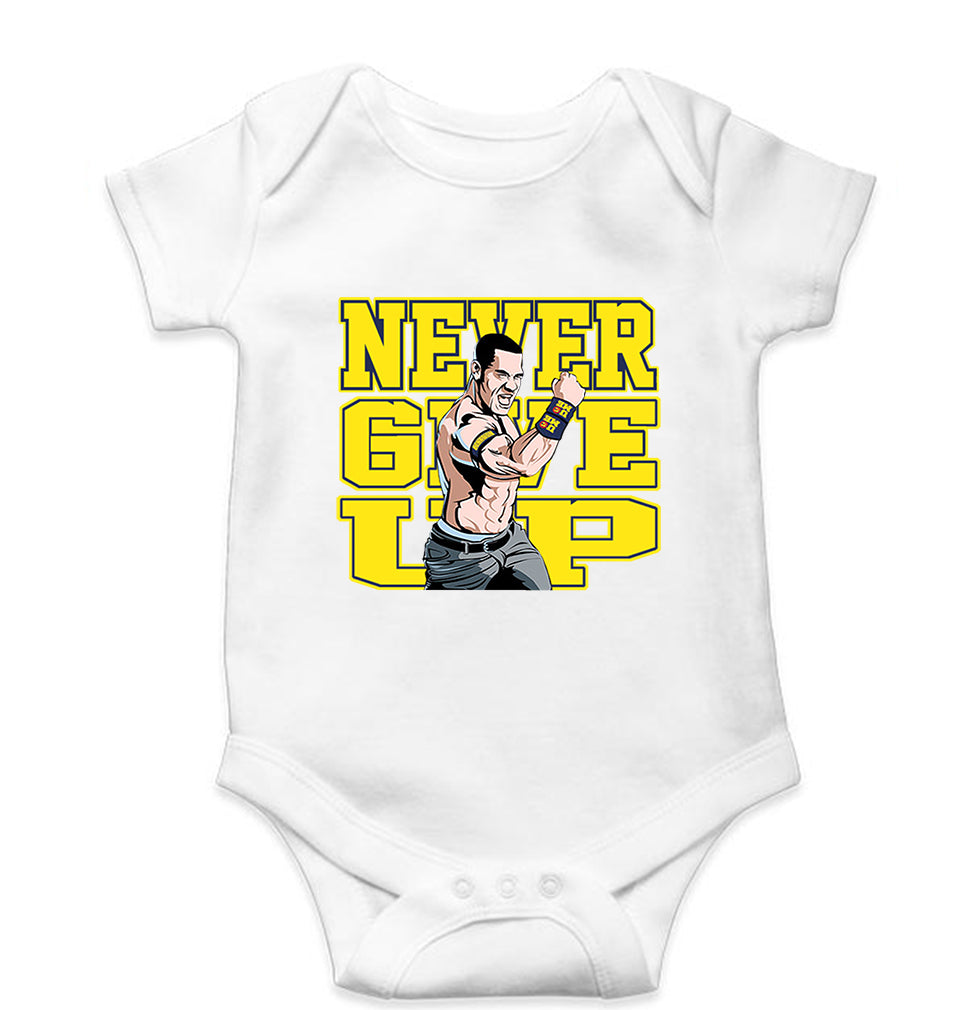 John Cena WWE Kids Romper For Baby Boy/Girl-0-5 Months(18 Inches)-White-Ektarfa.online