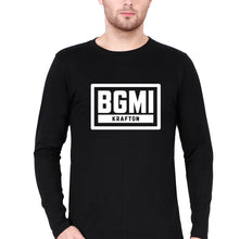 Load image into Gallery viewer, Battlegrounds Mobile India (BGMI) Full Sleeves T-Shirt for Men-Black-Ektarfa.online
