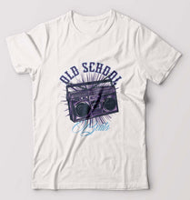 Load image into Gallery viewer, Old School T-Shirt for Men-S(38 Inches)-White-Ektarfa.online
