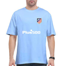 Load image into Gallery viewer, Atletico Madrid 2021-22 Oversized T-Shirt for Men-Baby Blue-Ektarfa.online
