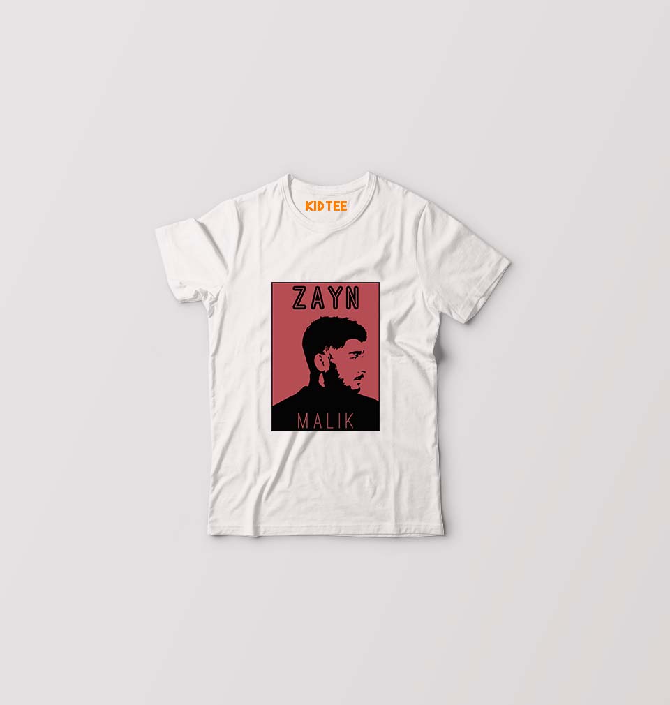 Zayn Malik Kids T-Shirt for Boy/Girl-White-Ektarfa.online