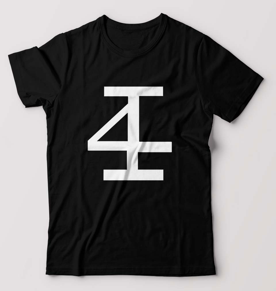 4Invictus T-Shirt for Men-S(38 Inches)-Black-Ektarfa.online