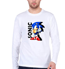 Load image into Gallery viewer, Sonic Full Sleeves T-Shirt for Men-White-Ektarfa.online
