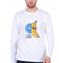 Load image into Gallery viewer, Banana Full Sleeves T-Shirt for Men-White-Ektarfa.online
