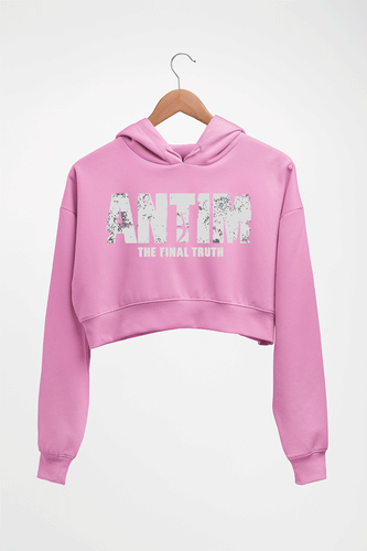 Antim Crop HOODIE FOR WOMEN-Light Baby Pink-Ektarfa.online