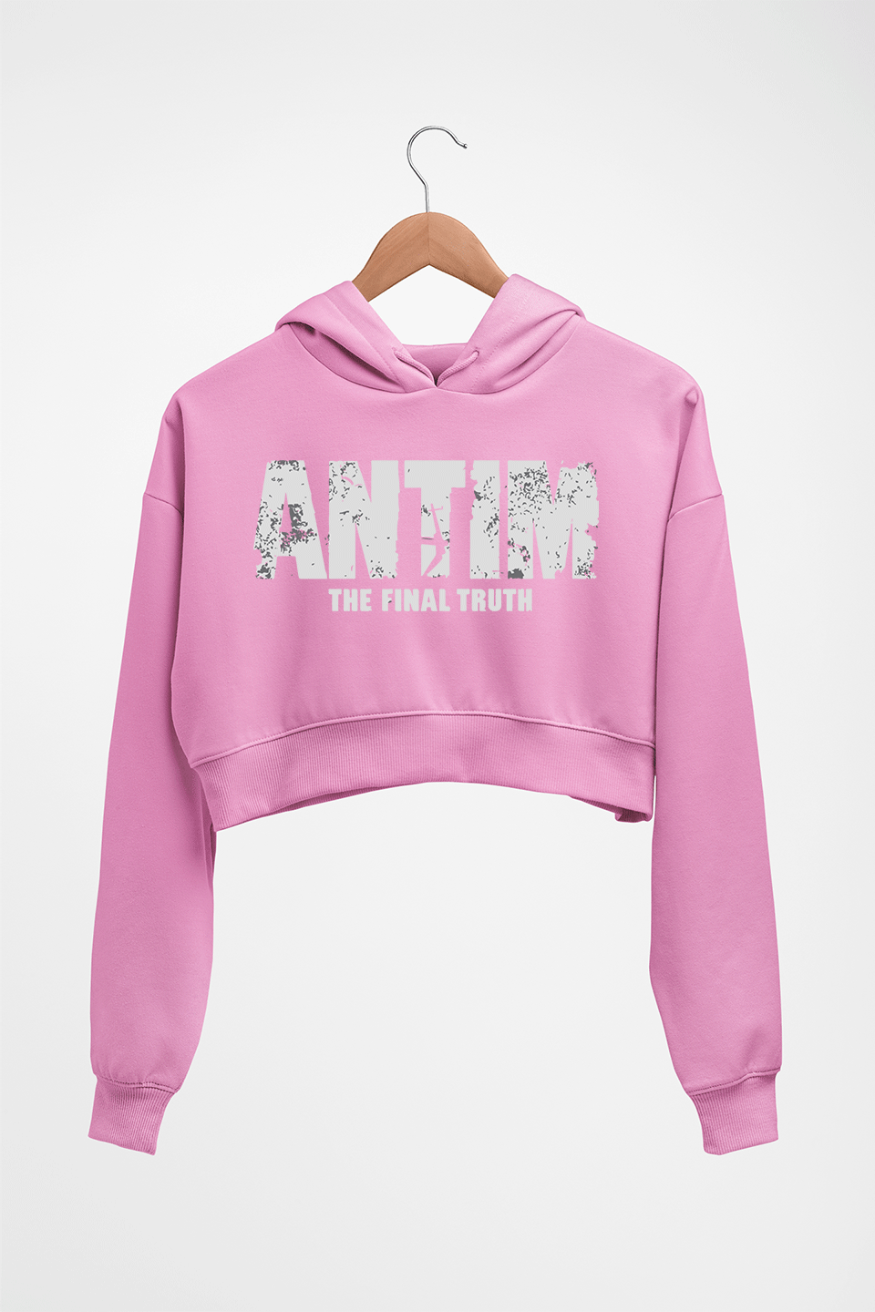 Antim Crop HOODIE FOR WOMEN-Light Baby Pink-Ektarfa.online