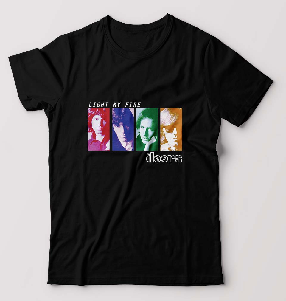 The Doors T-Shirt for Men-Black-Ektarfa.online