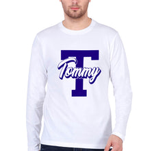 Load image into Gallery viewer, Varsity Tommy Full Sleeves T-Shirt for Men-White-Ektarfa.online
