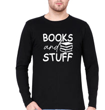 Load image into Gallery viewer, Books Full Sleeves T-Shirt for Men-Black-Ektarfa.online
