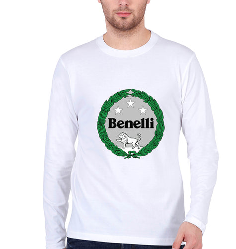 Full Sleeves T-Shirt for Men-White-Ektarfa.online