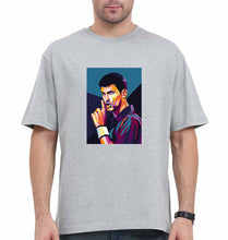 Load image into Gallery viewer, Novak Djokovic Tennis Oversized T-Shirt for Men-Grey-Ektarfa.online
