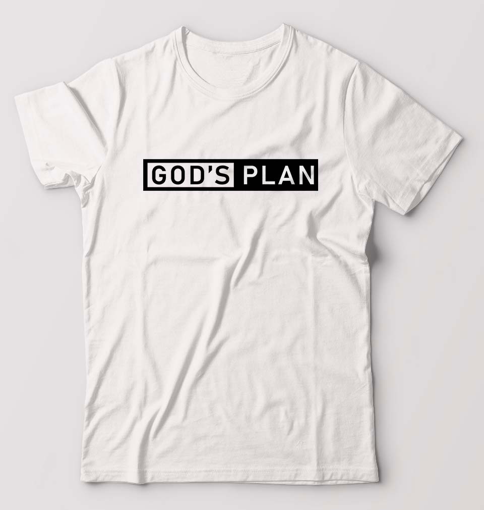 God's plan T-Shirt for Men-White-Ektarfa.online