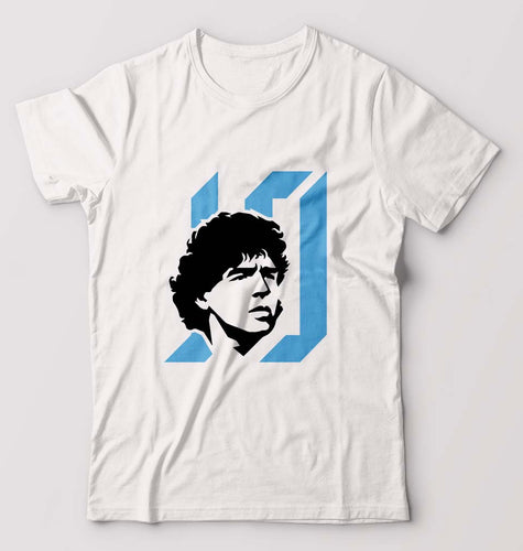 Diego Maradona T-Shirt for Men-White-Ektarfa.online