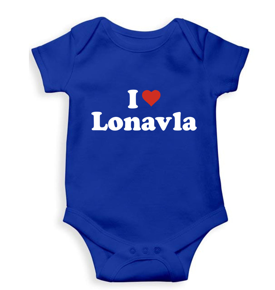 I Love Lonavla Kids Romper For Baby Boy/Girl-0-5 Months(18 Inches)-Royal Blue-Ektarfa.online