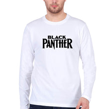 Load image into Gallery viewer, Black Panther Superhero Full Sleeves T-Shirt for Men-White-Ektarfa.online

