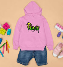 Load image into Gallery viewer, Graffiti Peace Kids Hoodie for Boy/Girl-1-2 Years(24 Inches)-Light Baby Pink-Ektarfa.online
