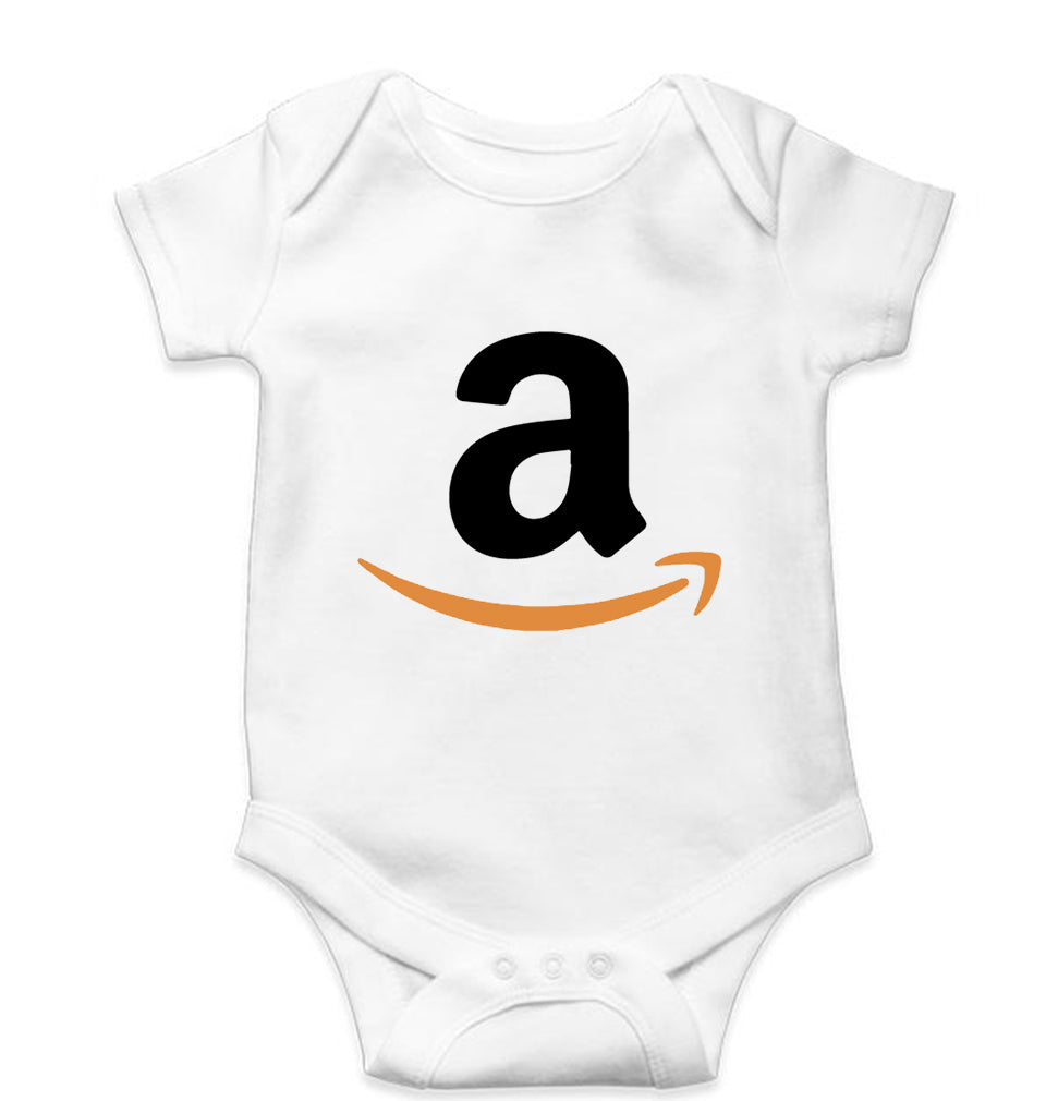 Amazon Kids Romper For Baby Boy/Girl-0-5 Months(18 Inches)-White-Ektarfa.online