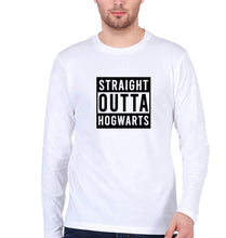 Load image into Gallery viewer, Harry Potter Hogwarts Full Sleeves T-Shirt for Men-White-Ektarfa.online
