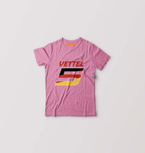 Load image into Gallery viewer, Sebastian Vettel F1 T-Shirt for Boy/Girl-Pink-Ektarfa.online
