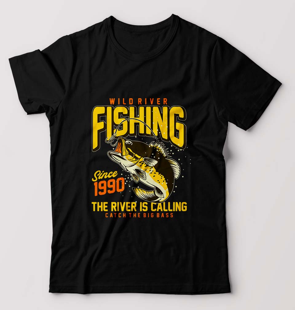 Fishing T-Shirt for Men-Black-Ektarfa.online