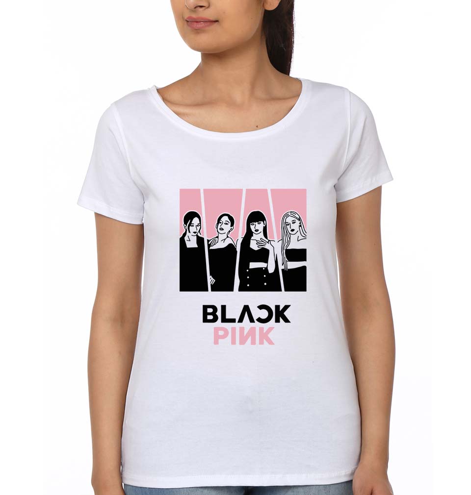 BLACKPINK T-Shirt for Women-White-Ektarfa.online