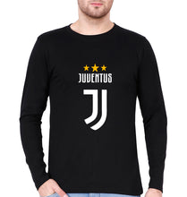 Load image into Gallery viewer, Juventus Full Sleeves T-Shirt for Men-Black-Ektarfa.online
