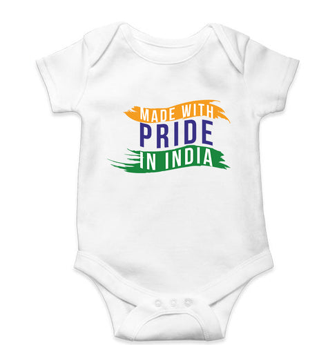 Made in India Kids Romper For Baby Boy/Girl-White-Ektarfa.online