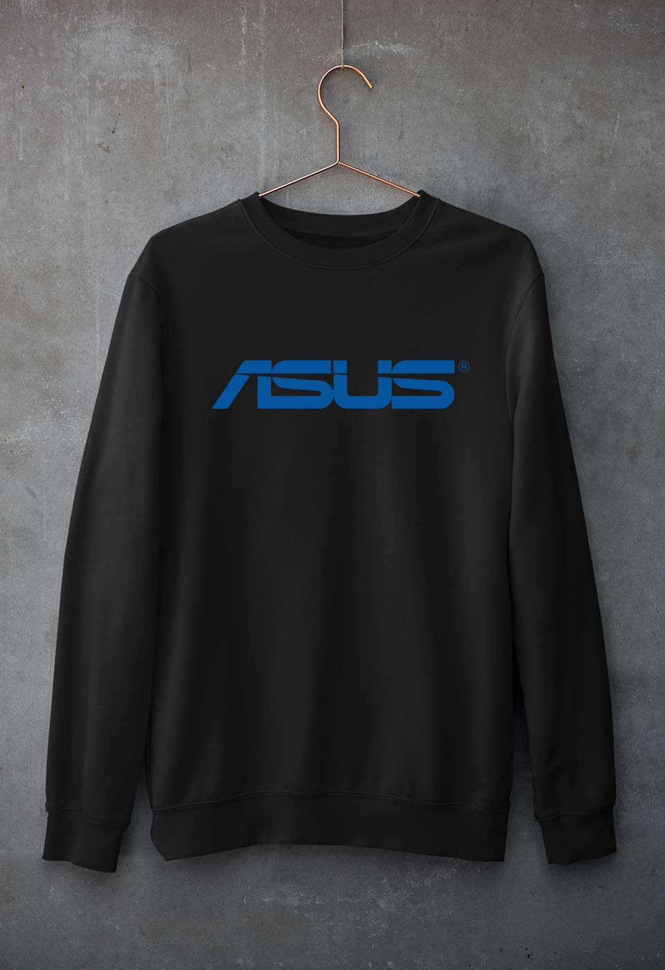 Asus Unisex Sweatshirt for Men/Women-Black-Ektarfa.online