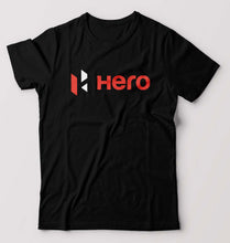Load image into Gallery viewer, Hero MotoCorp T-Shirt for Men-S(38 Inches)-Black-Ektarfa.online

