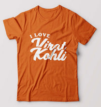 Load image into Gallery viewer, Virat Kohli T-Shirt for Men-Orange-Ektarfa.online
