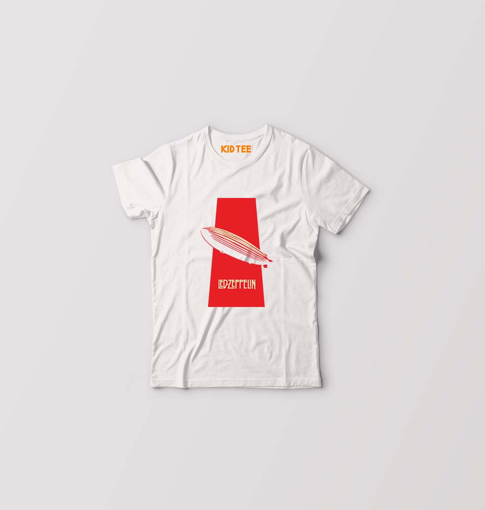Led Zeppelin Kids T-Shirt for Boy/Girl-0-1 Year(20 Inches)-White-Ektarfa.online