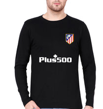 Load image into Gallery viewer, Atletico Madrid 2021-22 Full Sleeves T-Shirt for Men-S(38 Inches)-Black-Ektarfa.online

