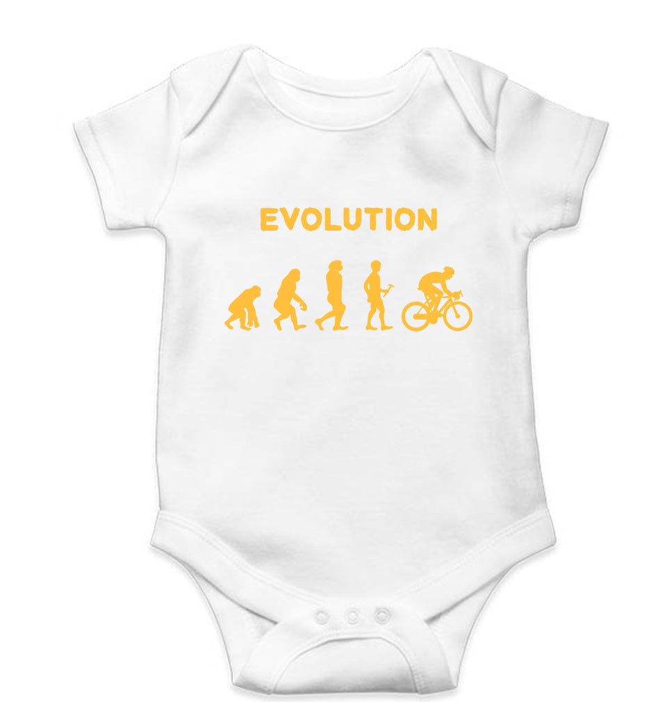 Cycling Kids Romper For Baby Boy/Girl-0-5 Months(18 Inches)-White-Ektarfa.online