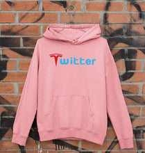 Load image into Gallery viewer, Elon Musk Twitter x Tesla Unisex Hoodie for Men/Women-Light Pink-Ektarfa.online
