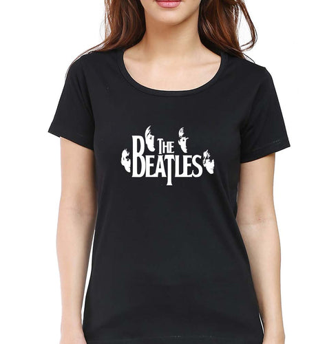 The Beatles T-Shirt for Women-Black-Ektarfa.online