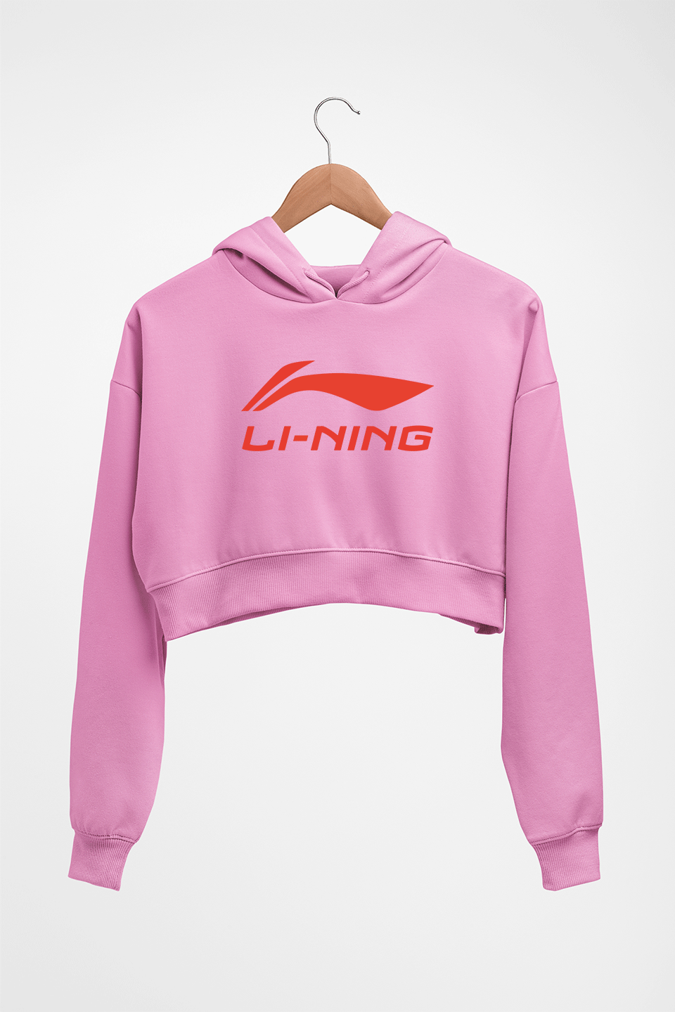 Li-Ning Crop HOODIE FOR WOMEN-Light Baby Pink-Ektarfa.online