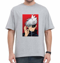 Load image into Gallery viewer, Sukuna Anime Oversized T-Shirt for Men-Grey-Ektarfa.online
