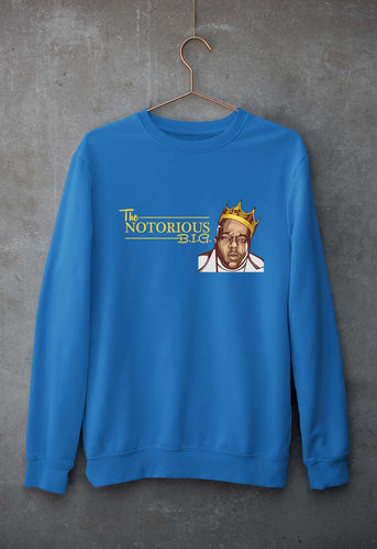 The Notorious B.I.G Unisex Sweatshirt for Men/Women-Royal Blue-Ektarfa.online