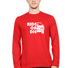 Load image into Gallery viewer, Fast &amp; Furious Ride or Die Full Sleeves T-Shirt for Men-Red-Ektarfa.online
