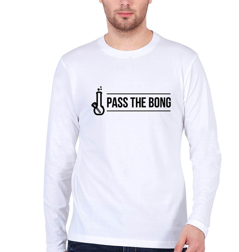 Bong Full Sleeves T-Shirt for Men-White-Ektarfa.online