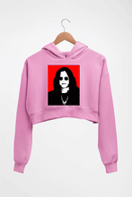 Load image into Gallery viewer, Ozzy Osbourne Crop HOODIE FOR WOMEN-Light Baby Pink-Ektarfa.online
