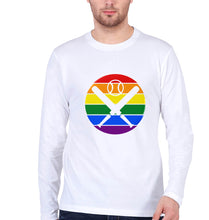 Load image into Gallery viewer, Baseball Full Sleeves T-Shirt for Men-White-Ektarfa.online
